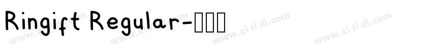 Ringift Regular字体转换